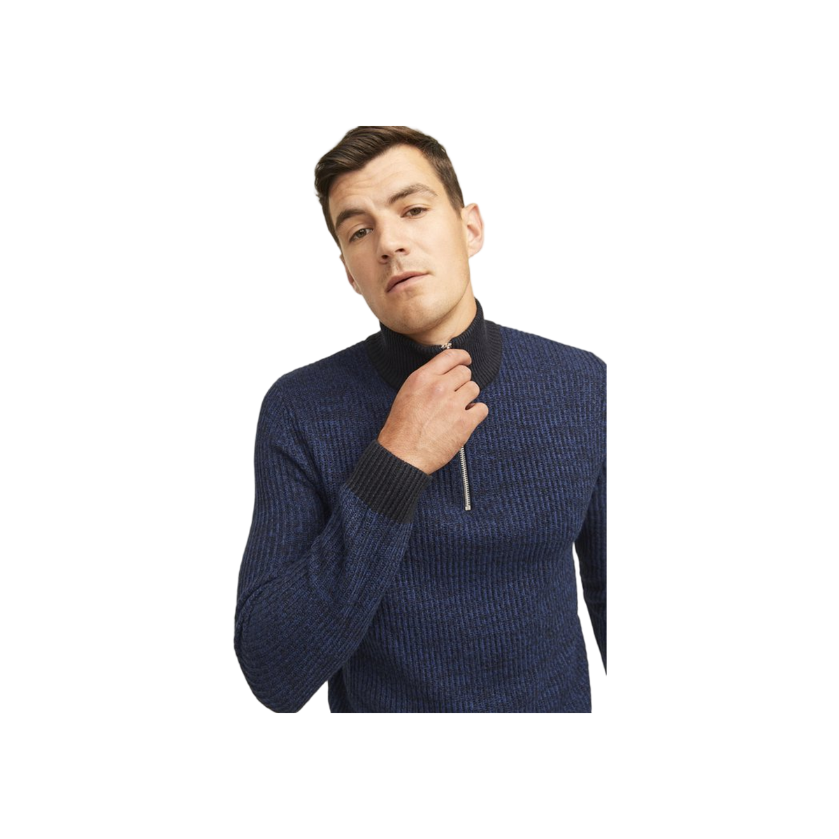 JJ Rebel Jrebliam Knit Half Zip