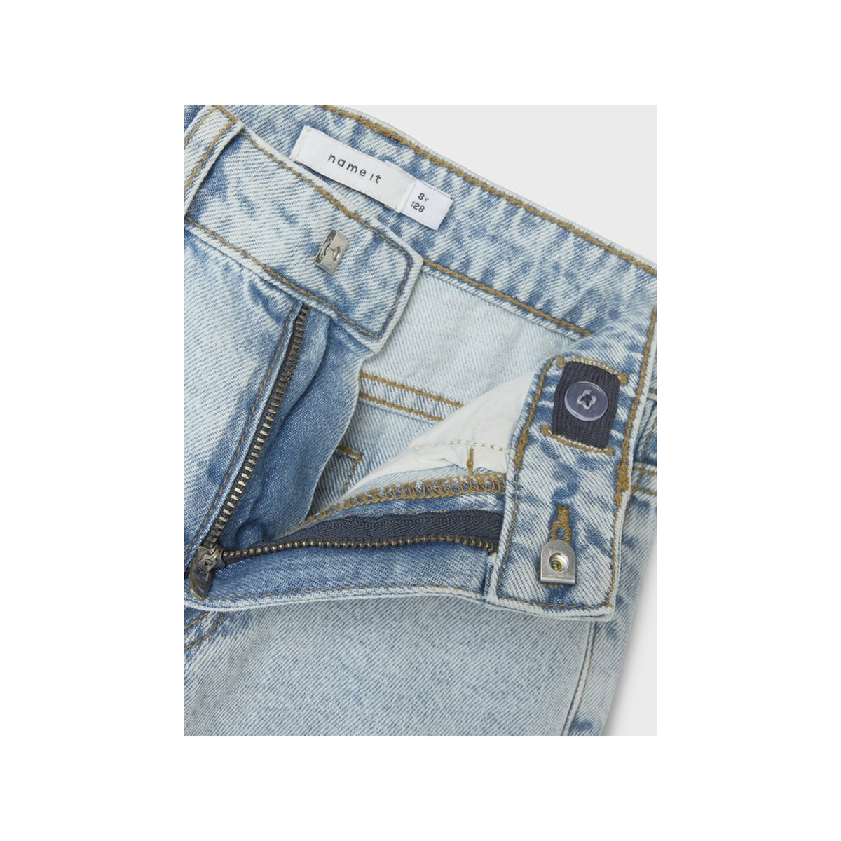 Name-it Nkfbella Hw Wide Dnm Shorts