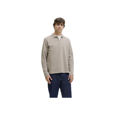 Jrebdex Zip Polo