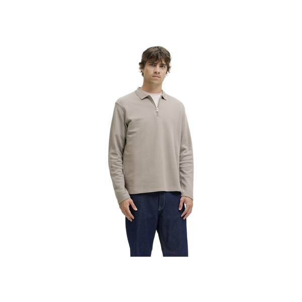 Jrebdex Zip Polo