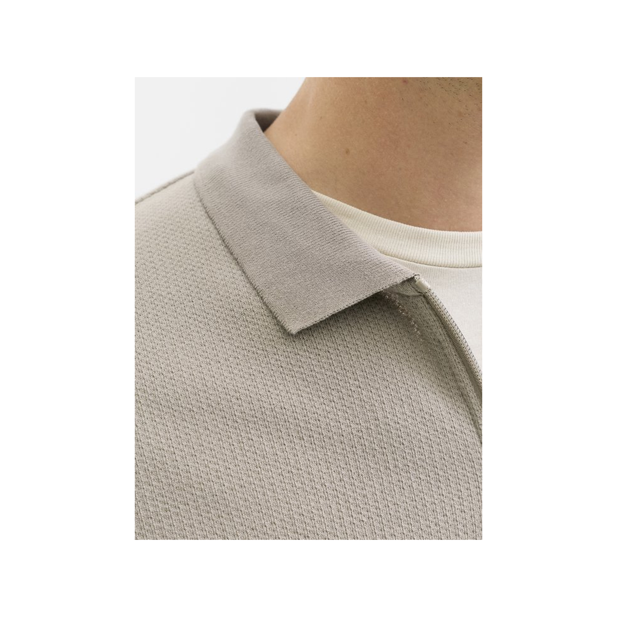 Jrebdex Zip Polo
