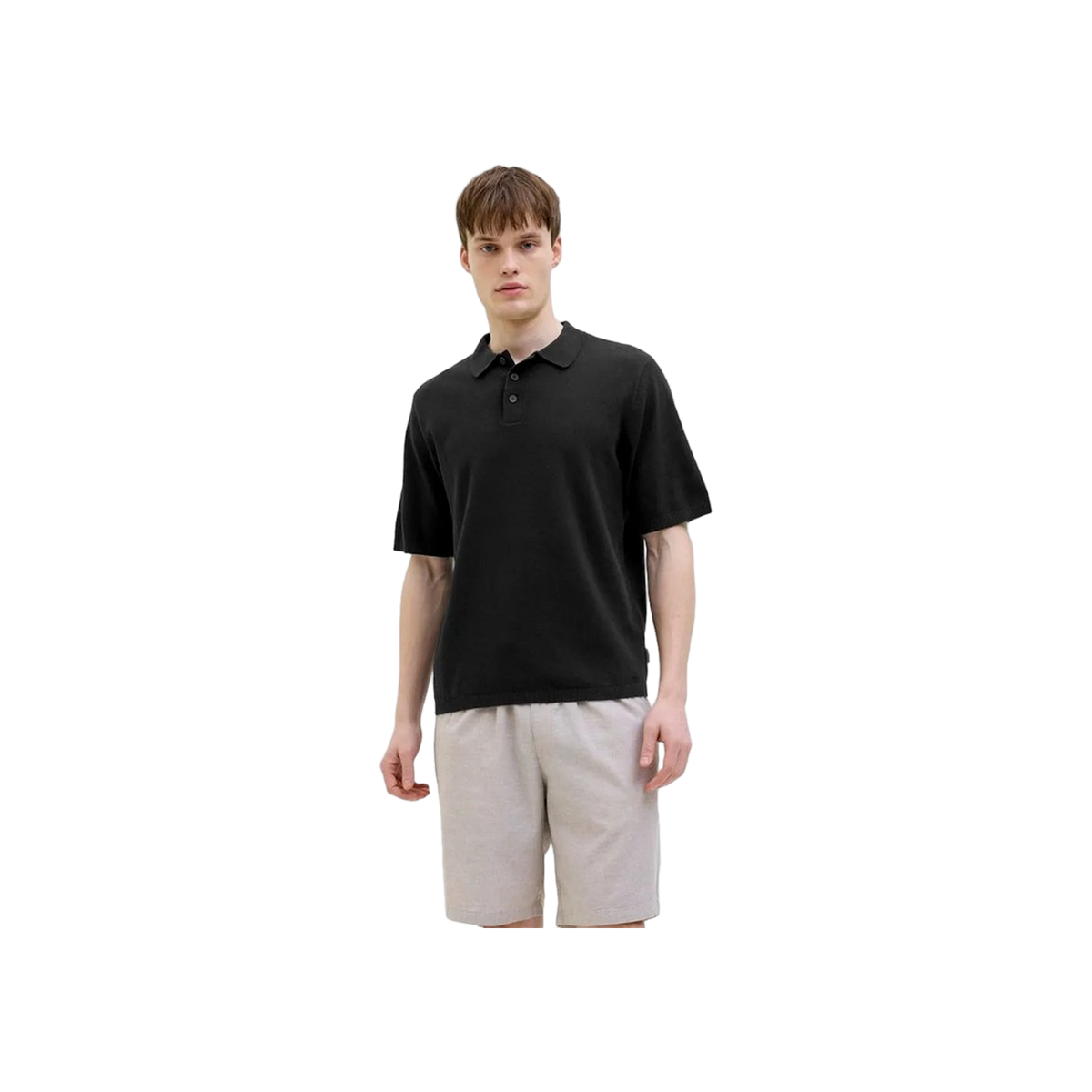 JJ Rebel Jrebcallum Knit Polo Ss Sn