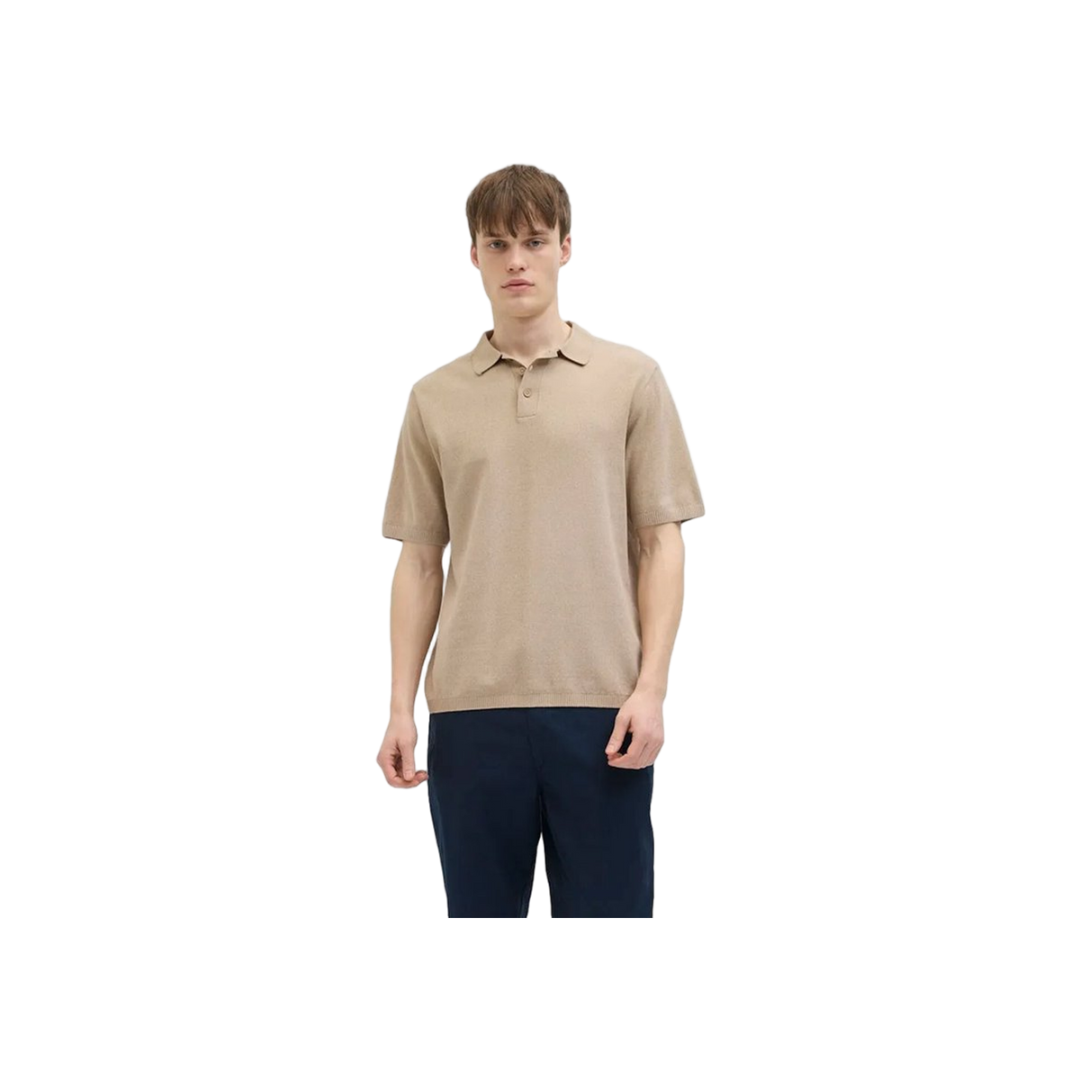 JJ Rebel Jrebcallum Knit Polo Ss Sn