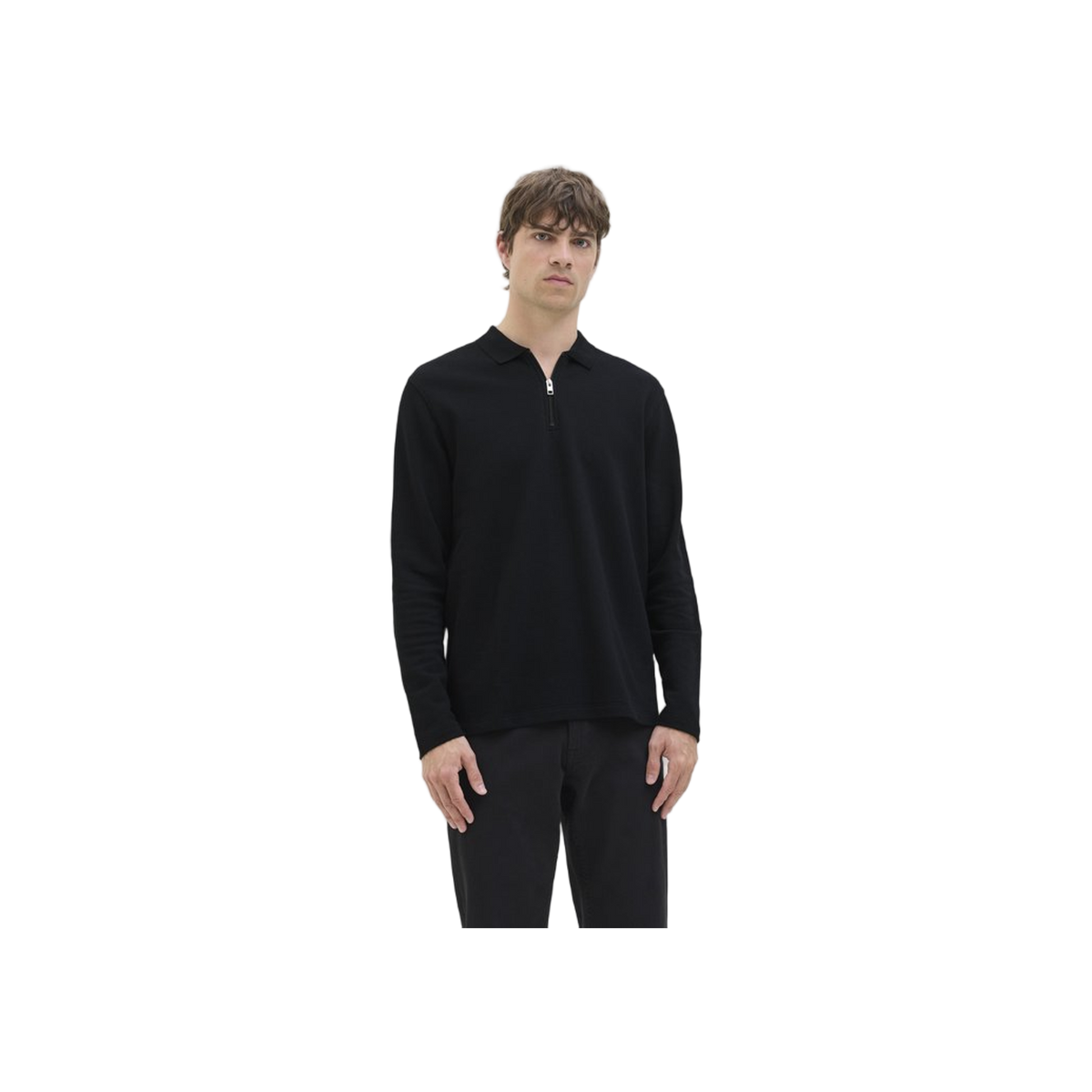 Jrebdex Zip Polo