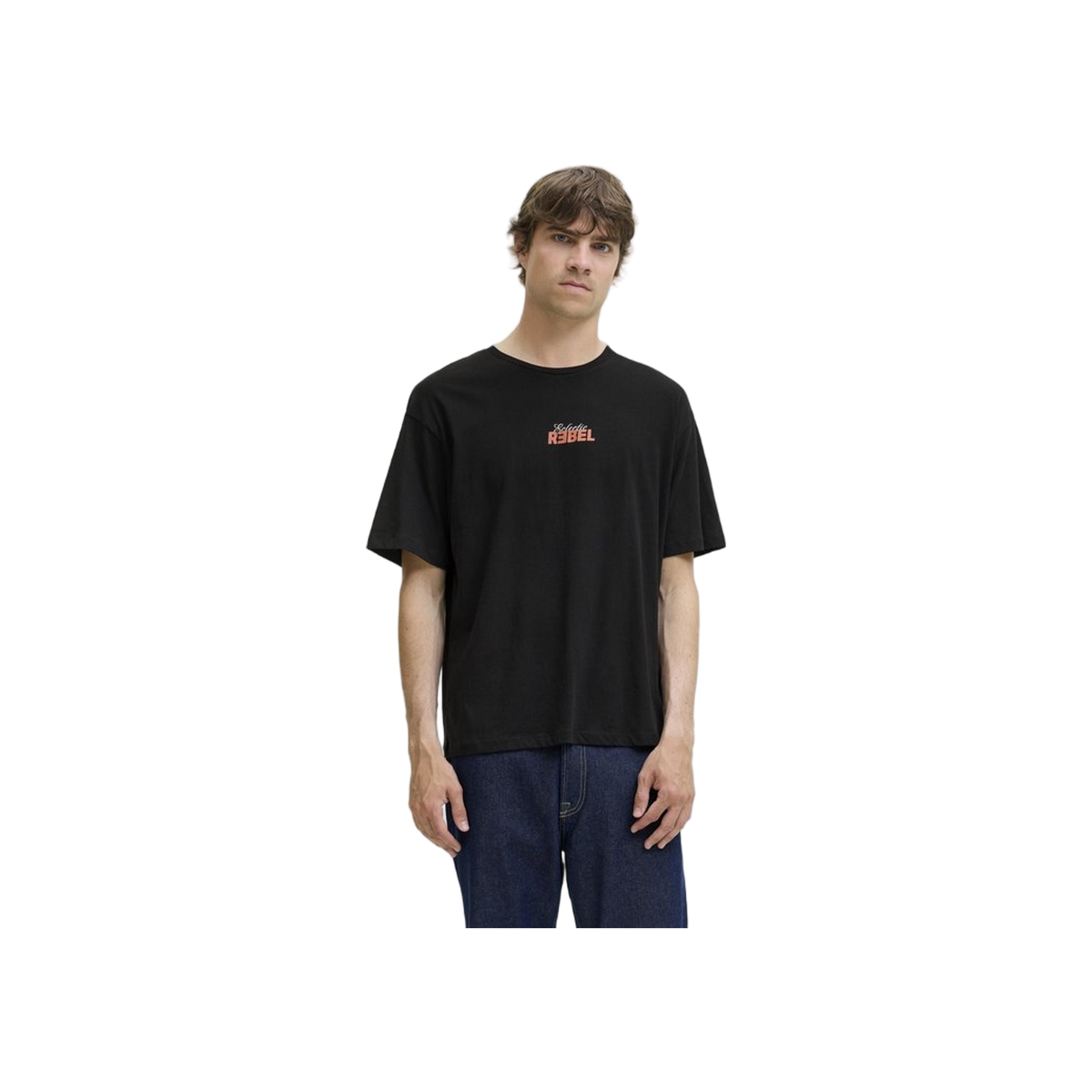 JJ Rebel Jrebjim T-Shirt Korte Mouw Crew Neck