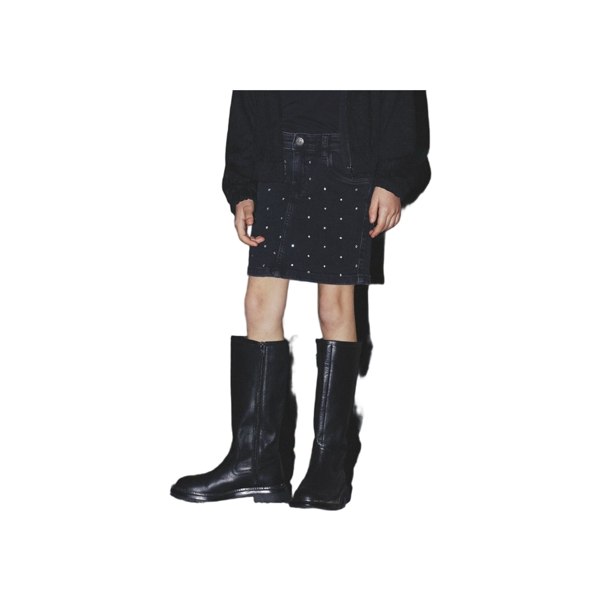Name-it NKFNAOMI Denim Rhinestone Skirt