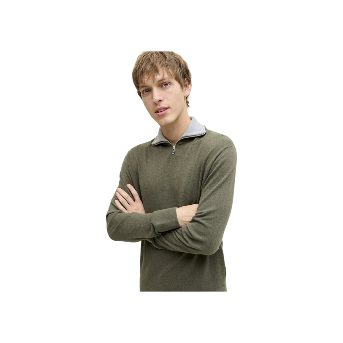 JJ Rebel Jrebbeaton Knit Half Zip