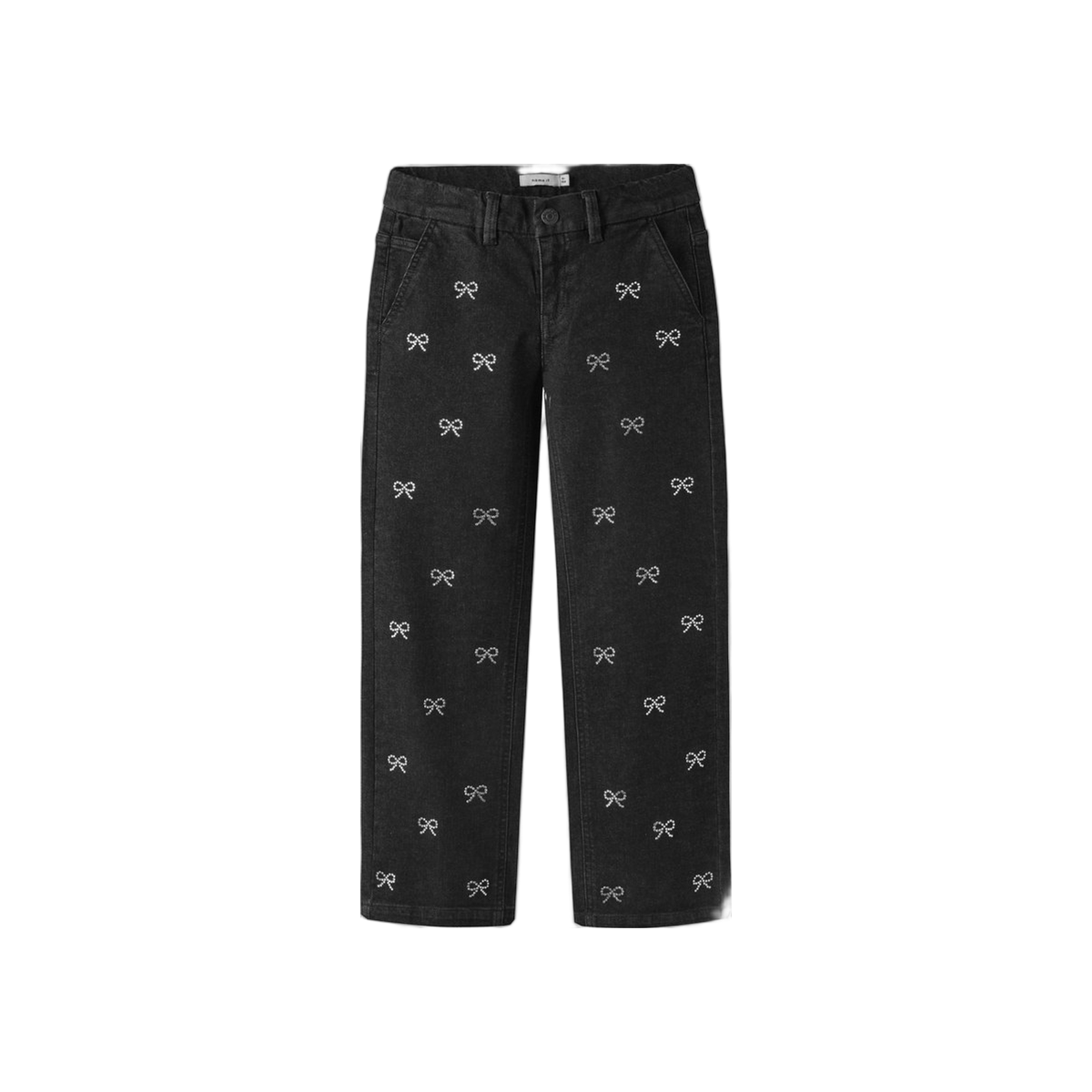 Name-it Nkfrose Wide Rhine Jeans Mädchen Blau Denim