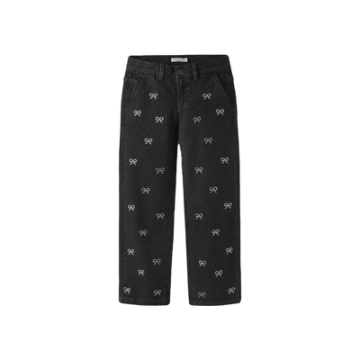 Name-it Nkfrose Wide Rhine Jeans Mädchen Blau Denim