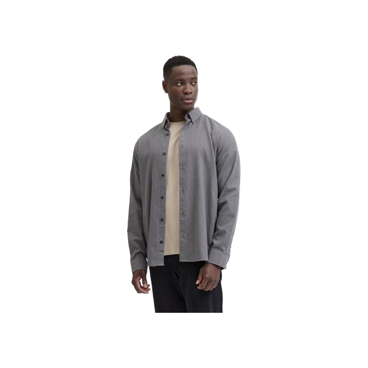 Jrebike Melange Shirt Ls Sn
