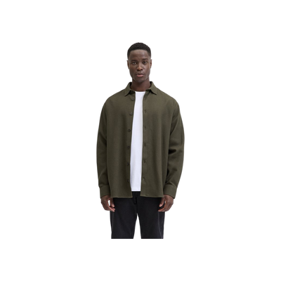 Jrebpine Waffle Overshirt