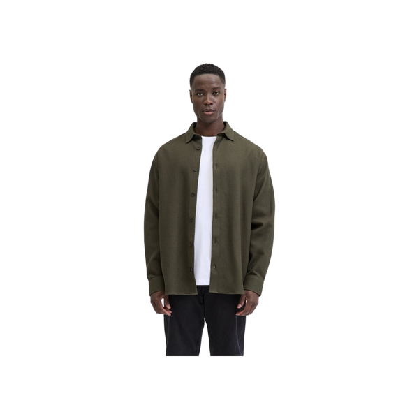 Jrebpine Waffle Overshirt