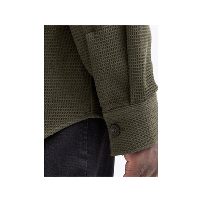 Jrebpine Waffle Overshirt