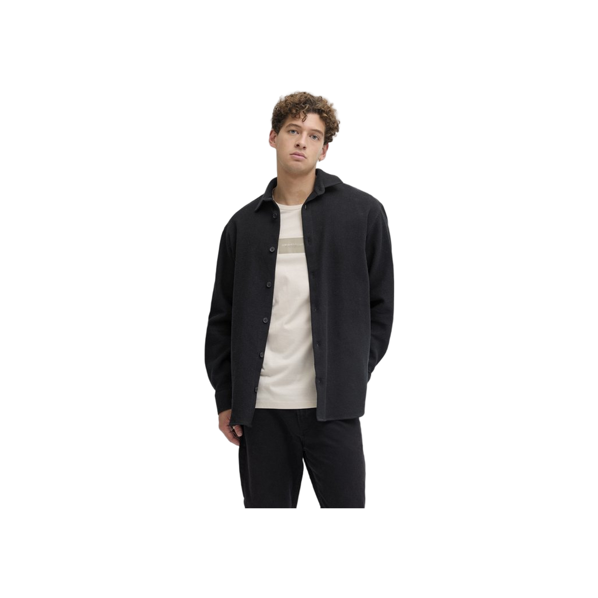 Jrebpine Waffle Overshirt