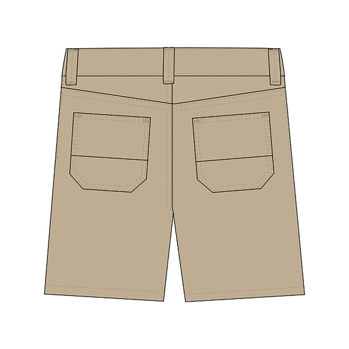NKMRYAN Straight Twill Shorts