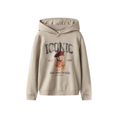 Name-it Nkfrycca Ls Nreg Sweat Wh Bru Box