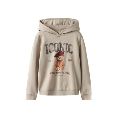 Name-it Nkfrycca Ls Nreg Sweat Wh Bru Box