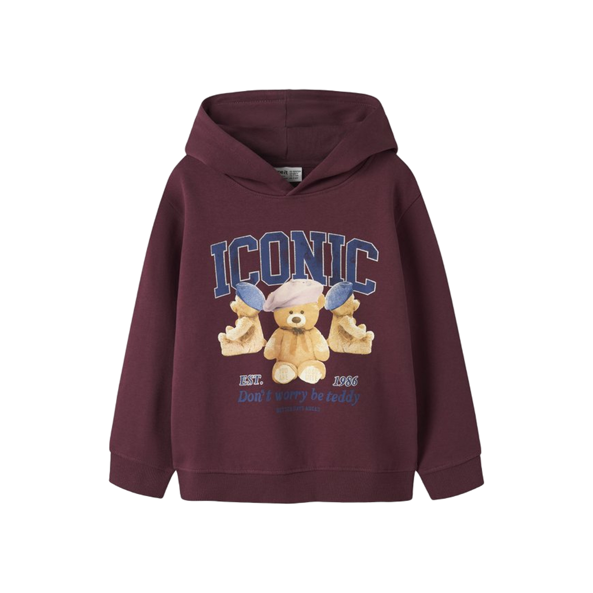 Name-it Nkfrycca Ls Nreg Sweat Wh Bru Box