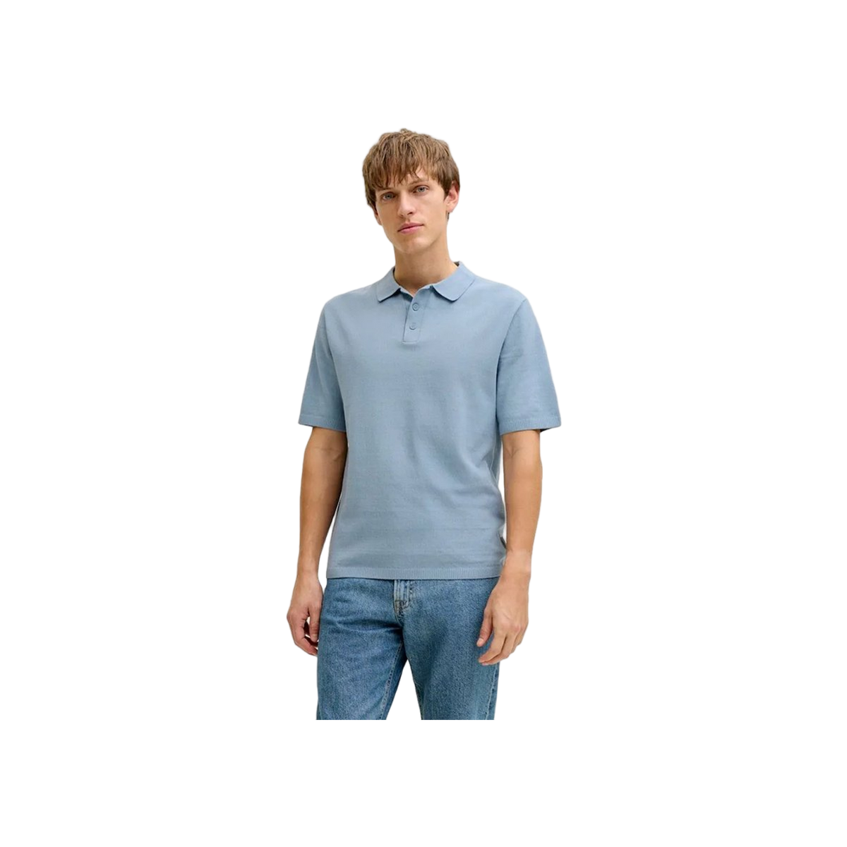 JJ Rebel Jrebcallum Knit Polo Ss Sn