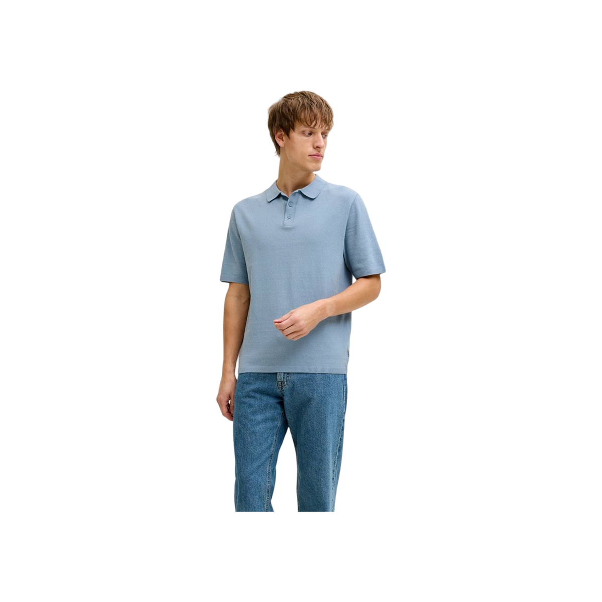 JJ Rebel Jrebcallum Knit Polo Ss Sn
