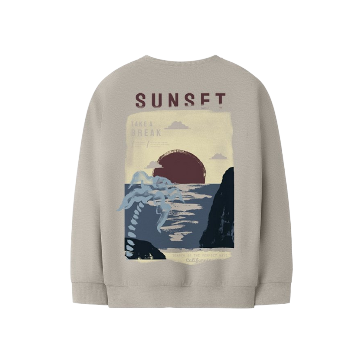 Name-it Nkmdikol Ls Rlx Sweat Bru