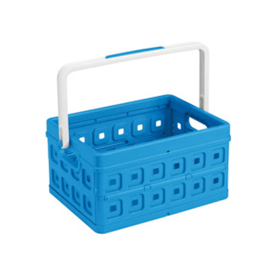 Sunware Square vouwkrat met handgreep 24L blauw