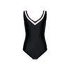 Pastunette V-neck swimsuit — Black