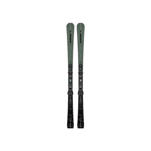 Elan Amphibio 16 Ti all-mountain ski's met binding, grijs-zwart design voor heren en dames