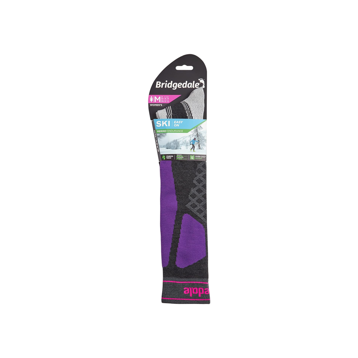 Bridgedale Ski Easy On Merino Endurance Over Calf Women U