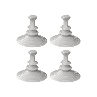 Zuignapbevestiging voor raamisolatieset - set van 4 stuks