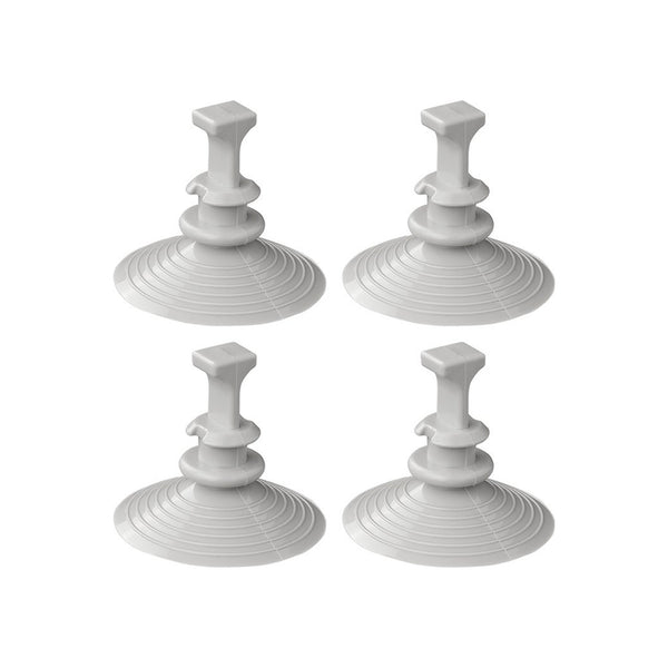 Zuignapbevestiging voor raamisolatieset - set van 4 stuks
