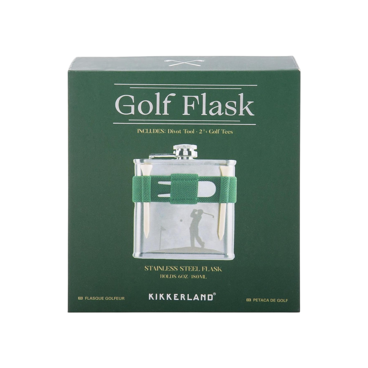 Kikkerland Golf Flask