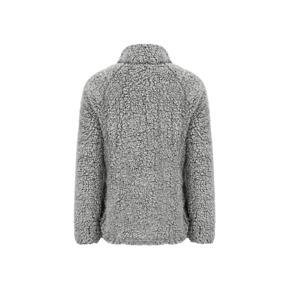 Life-Line Roxy fleece vest grijs dames - warme teddy fleece jas met rits
