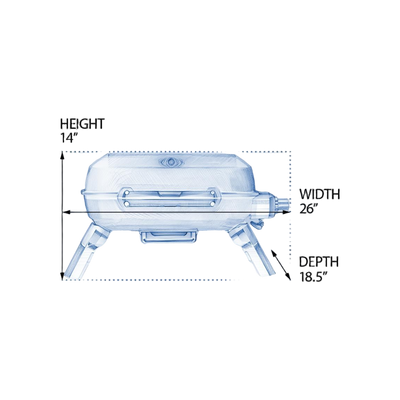 Napoleon TRAVELQ™ 240, gas