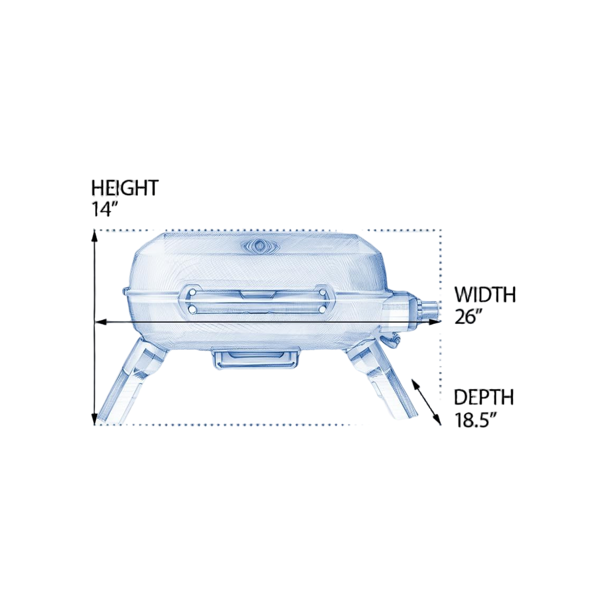 Napoleon TRAVELQ™ 240, gas