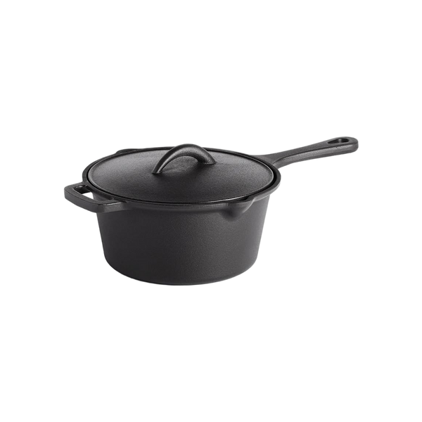 Napoleon Gietijzeren Sauspan met Deksel Ø18cm, 2 Liter