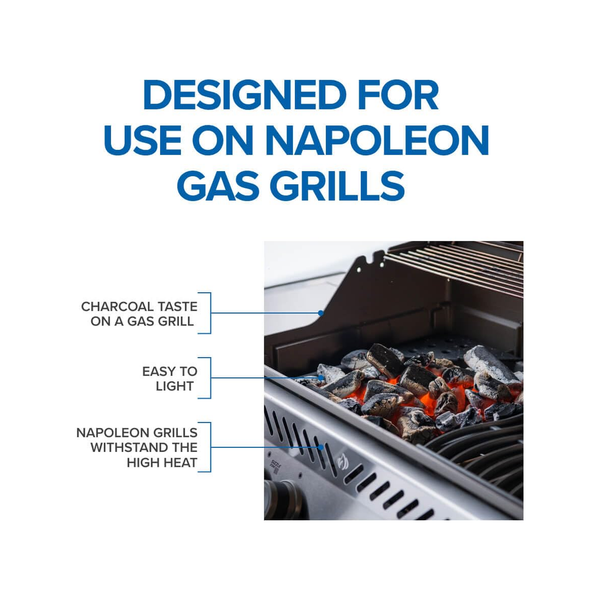 Napoleon Gusseisen Holzkohle-Einsatz für Grill