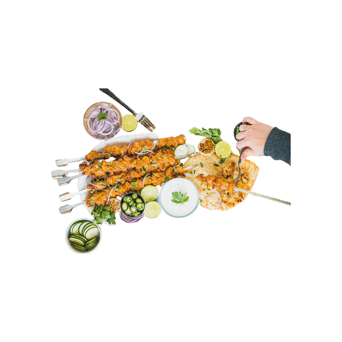 Napoleon Stainless Steel Shashlik Skewer Set (8 pieces)