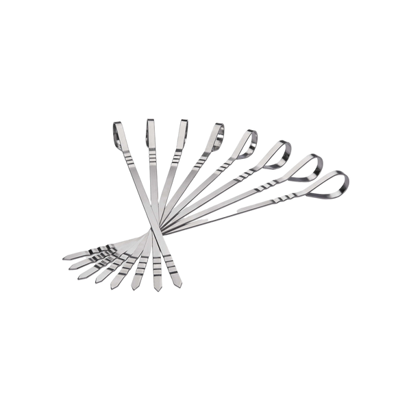 Napoleon Edelstahl Schaschlik-Spieße Set (8 Stück)