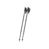 Zwarte langlaufstokken met handgrepen en punten voor Nordic walking of langlaufen