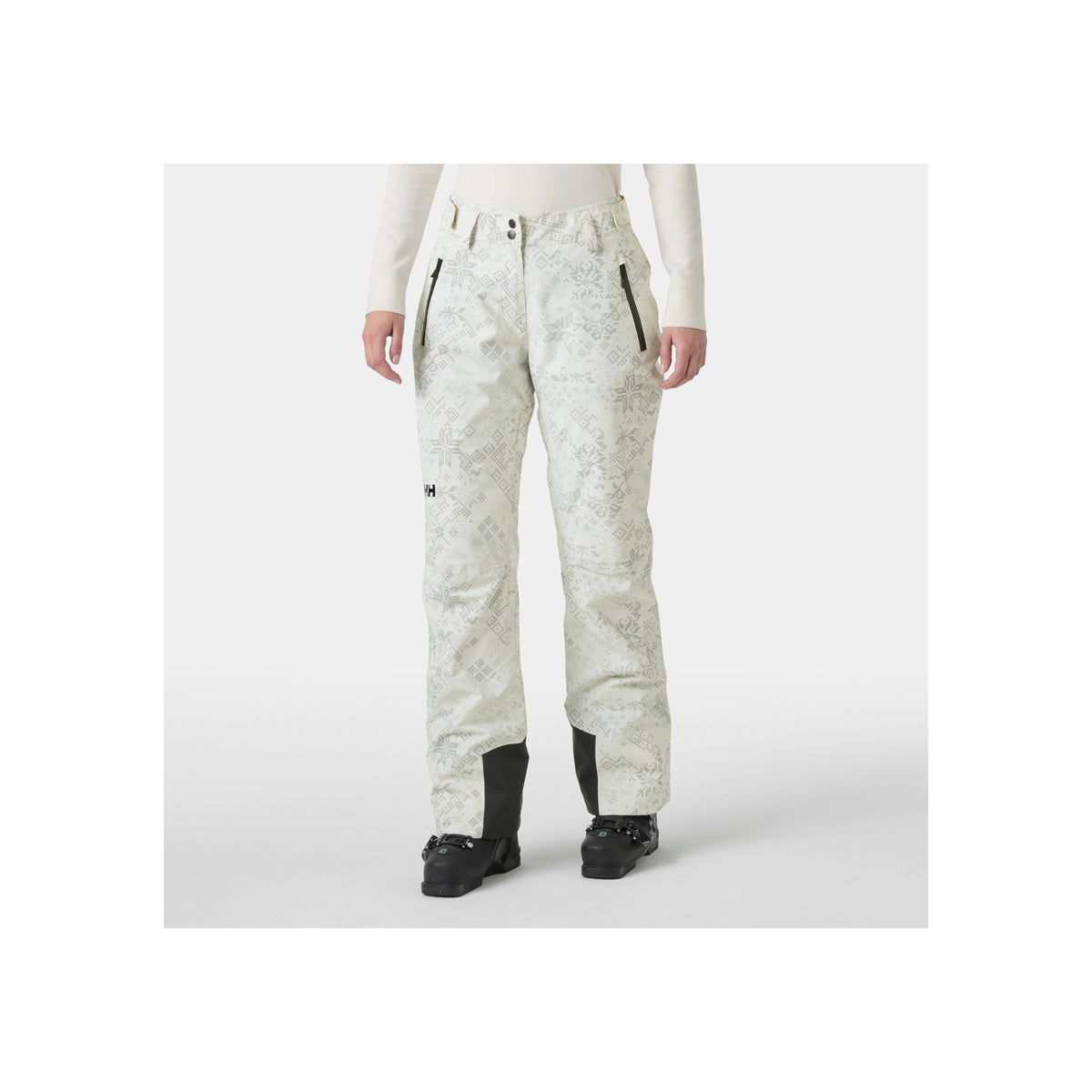 Helly Hansen W Legendary Insulated Pant — Cream New Nordic AOP