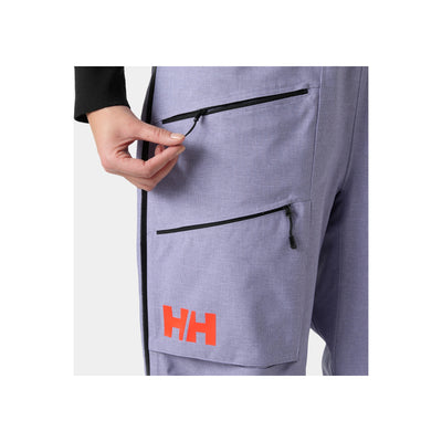 Helly Hansen W Powderqueen Bib 2.0 Pant — Bright Lavender