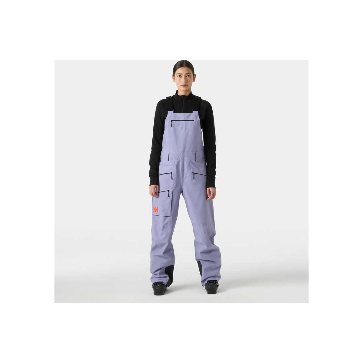Helly Hansen W Powderqueen Bib 2.0 Pant — Bright Lavender