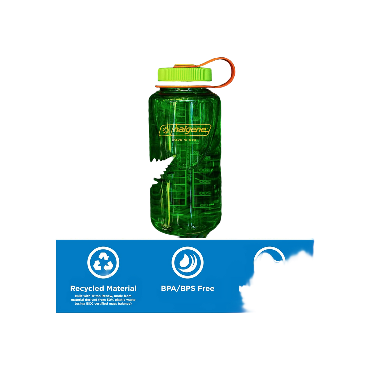 Nalgene Wide-Mouth 1000ml Pastel Green Sustain