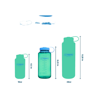 Nalgene Wide-Mouth 1000ml Pastel Green Sustain