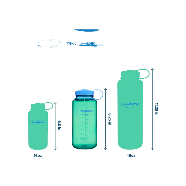 Nalgene Wide-Mouth 1000ml Pastel Green Sustain