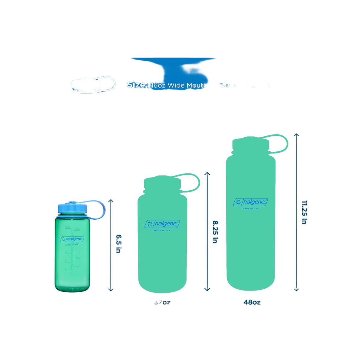 Nalgene Wide-Mouth 500ml Pastel Green Sustain