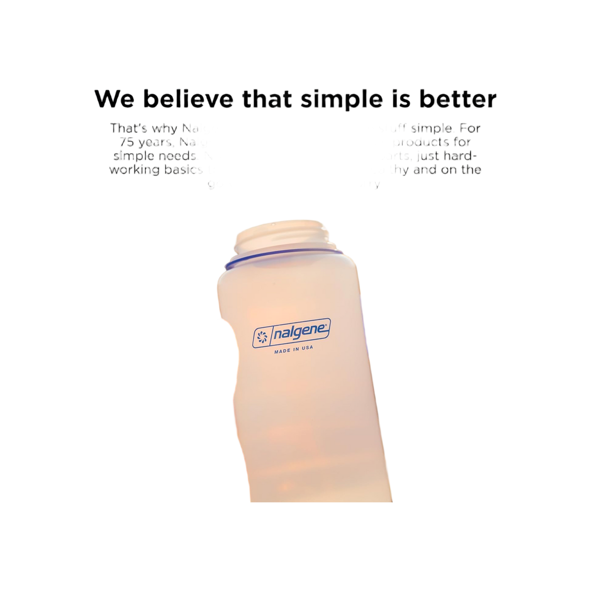 Nalgene Narrow-Mouth 500ml Pastel Green Sustain
