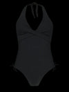 Barts Solid Halter One Piece — Black