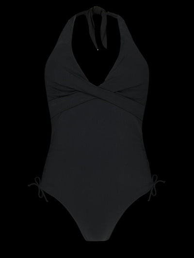 Barts Solid Halter One Piece — Black